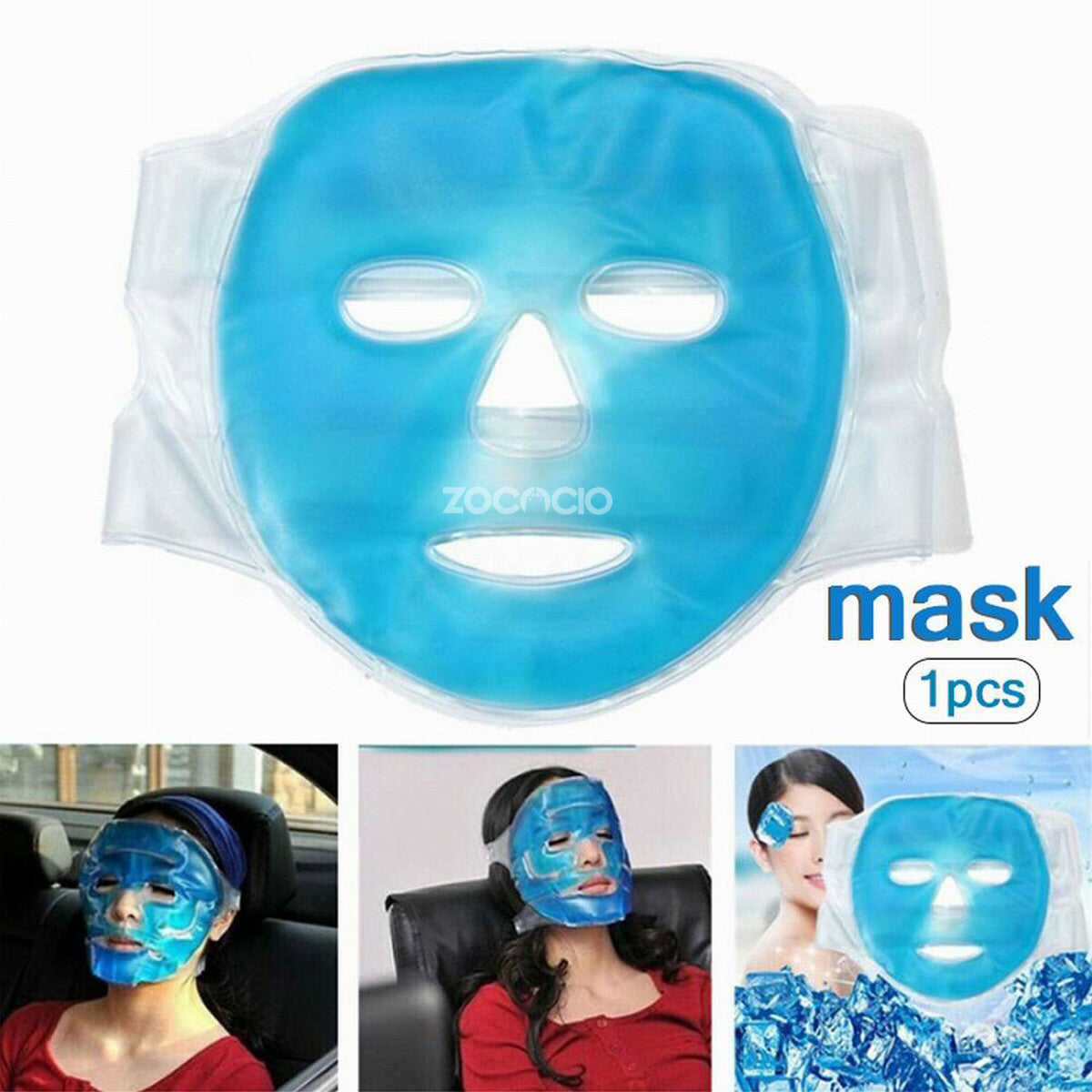 Máscara Facial Gel Frío/Caliente