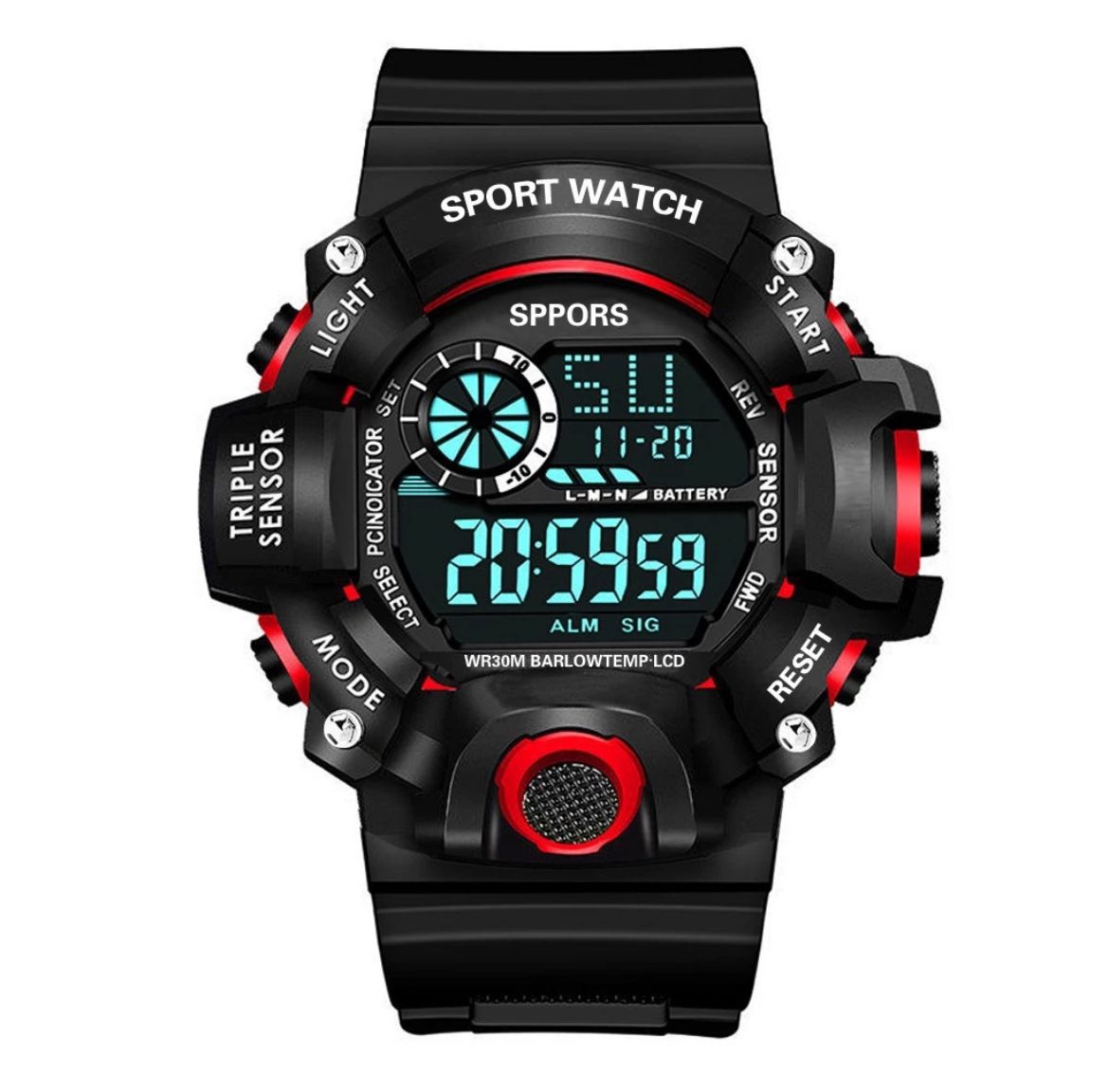 Reloj Deportivo Militar Multifuncional para Hombre