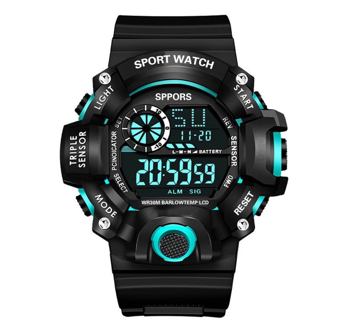 Reloj Deportivo Militar Multifuncional para Hombre