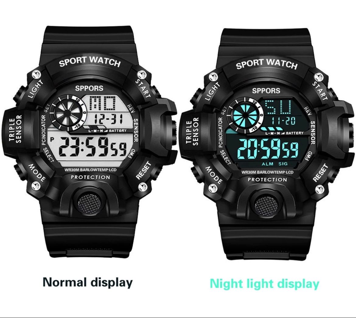 Reloj Deportivo Militar Multifuncional para Hombre