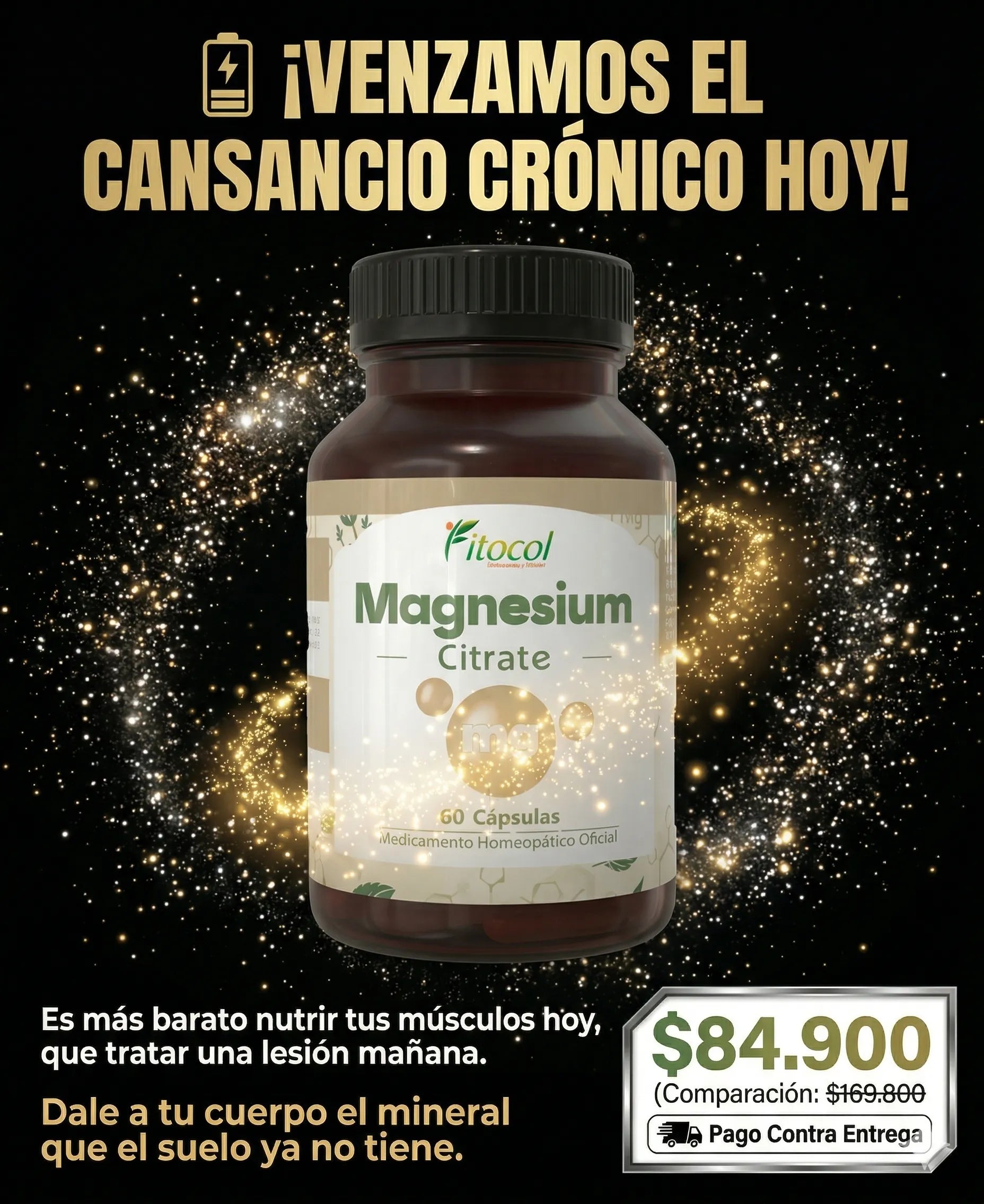 Recupera la energía que tu cuerpo ha perdido. | MAGNESIUM