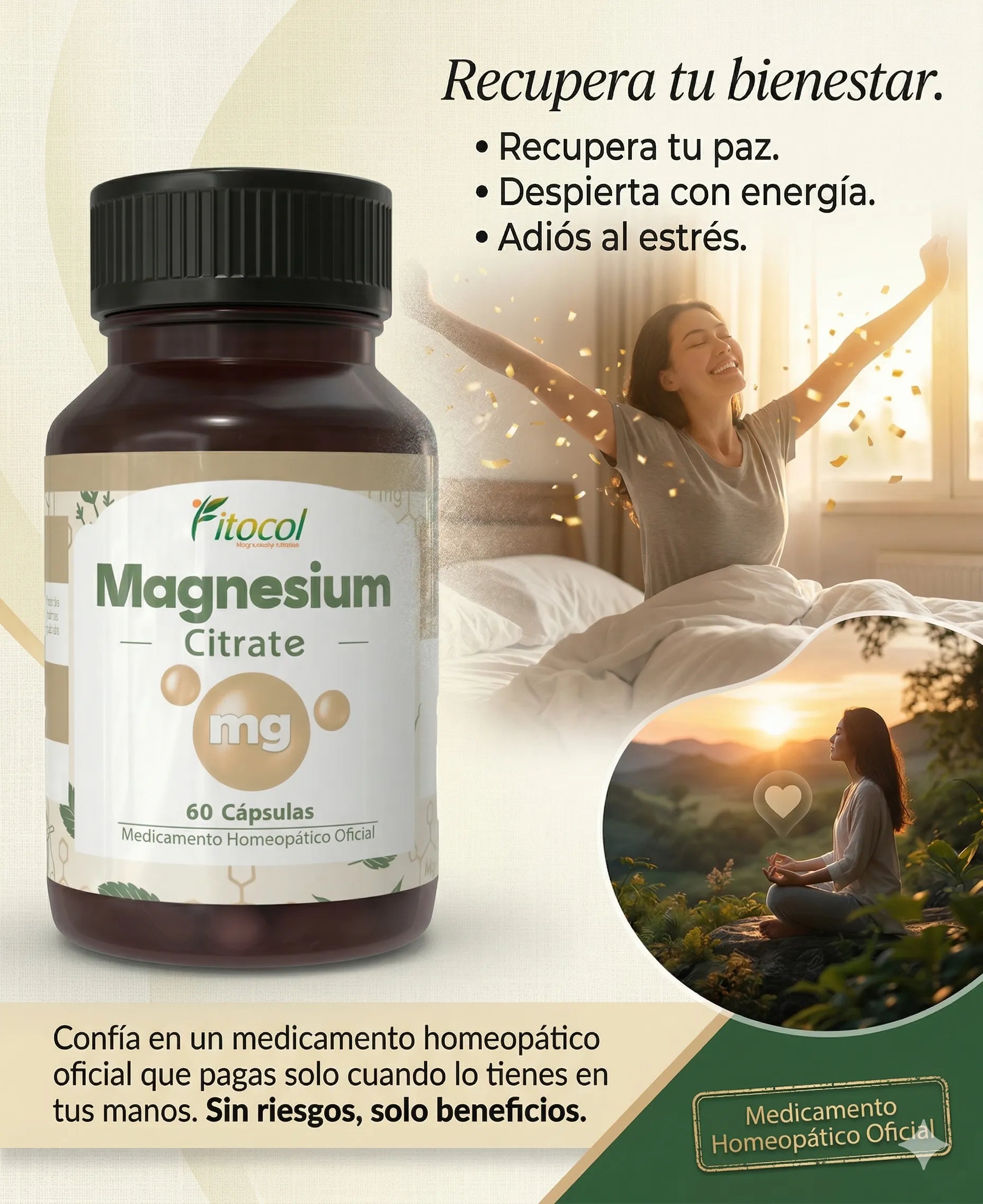 Recupera la energía que tu cuerpo ha perdido. | MAGNESIUM