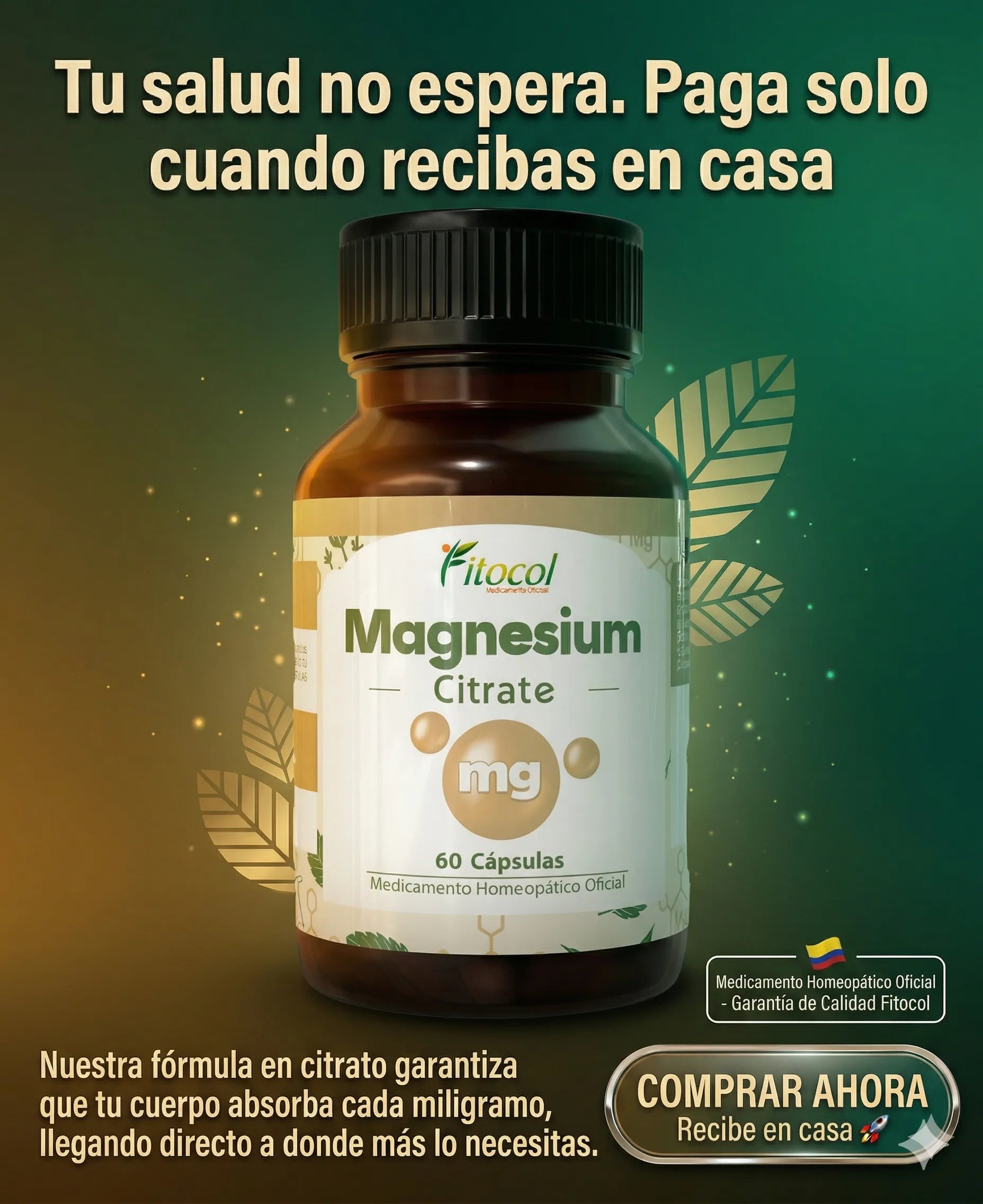Recupera la energía que tu cuerpo ha perdido. | MAGNESIUM